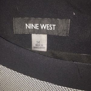 Size 14 Black&white Professional Nine West Dress
